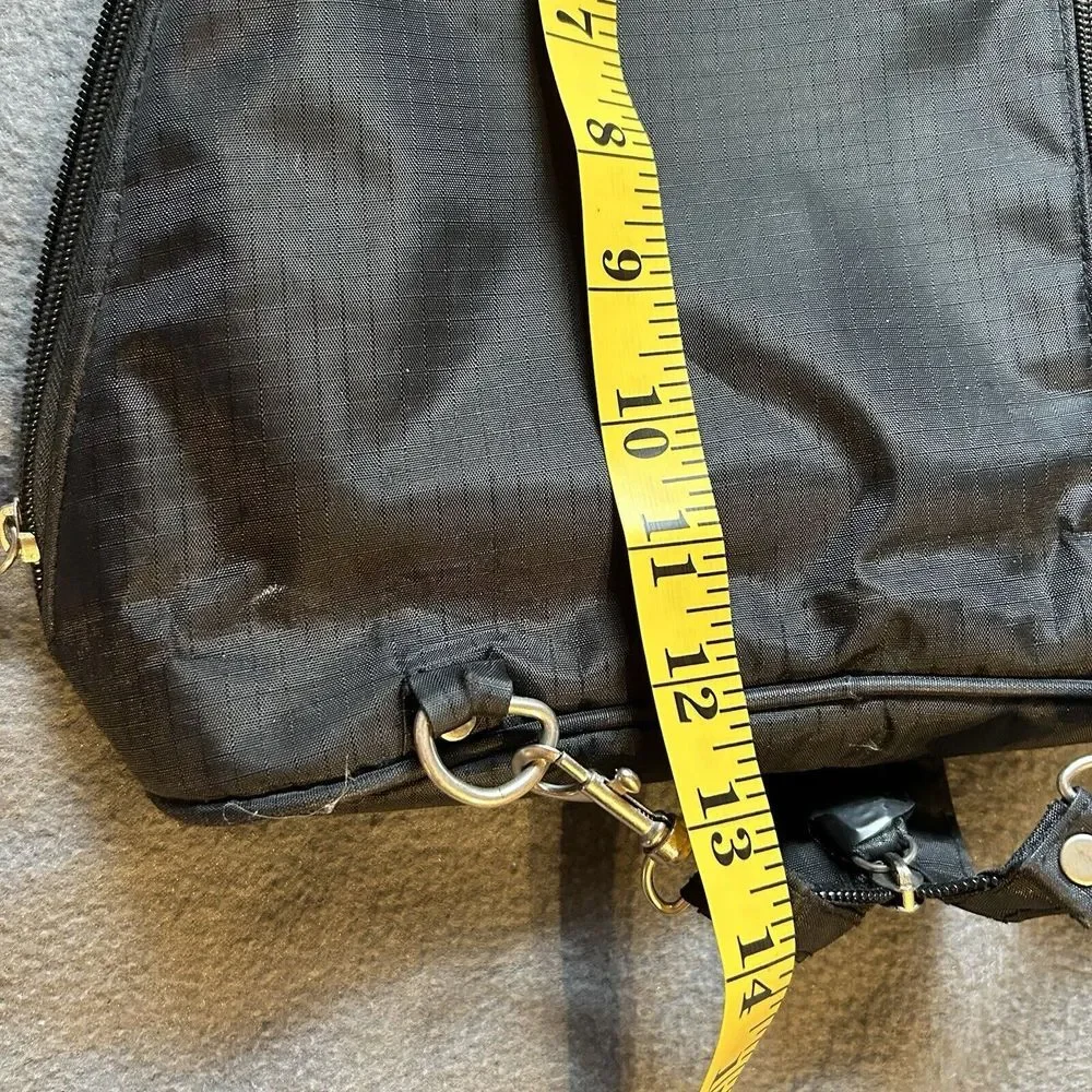 TOTES brand Nylon Backpack Black Ladies